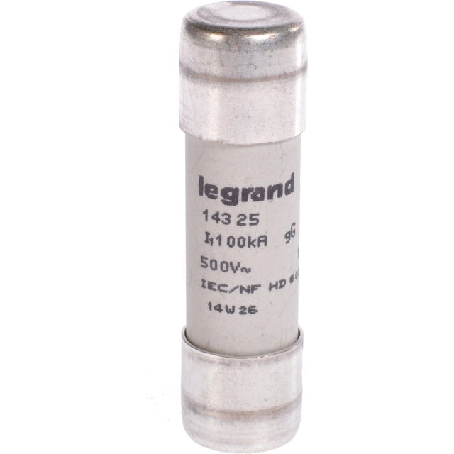 Legrand Cylindrical fuse link 25A gL 500V HPC 14 x 51mm (014325)