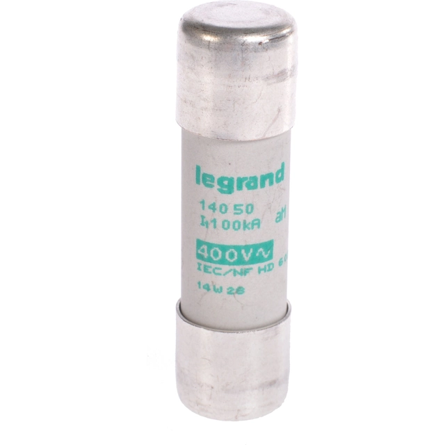 Legrand Cylindrical fuse link 50A aM 400V HPC 14 x 51mm (014050)