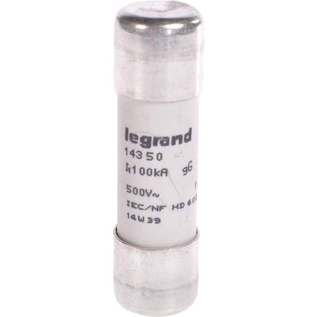 Legrand Cylindrical fuse link 50A gL 500V HPC 14 x 51mm (014350)