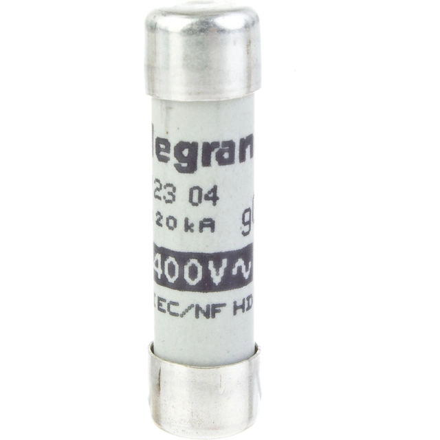 Legrand Cylindrical fuse link 8,5x31,5mm 4A gG 400V (012304)
