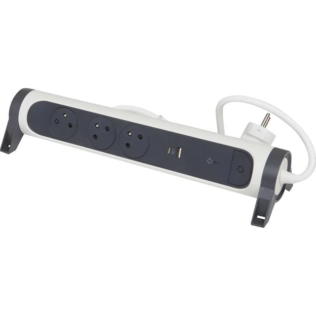 Legrand power strip EXTENSION CABLE 3X2P+Z+USB AC 1.5M-B/G Legrand 049417 himp