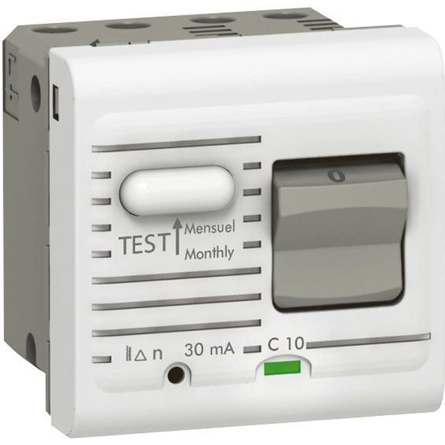 Legrand Residual current circuit breaker 16A 10mA white (077534)