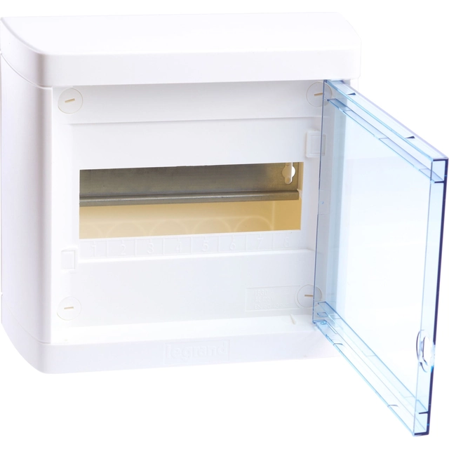 Legrand Single-row switchgear Nedbox 1x8 transparent door 601245