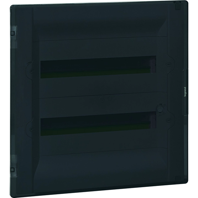 Legrand spínací zařízení Practibox3 2 x 18 průhledné dveře (401757)