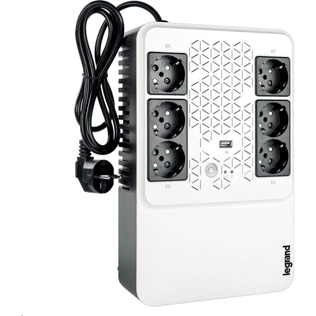 Legrand UPS Keor Multiplug 600VA/360W, Line-Interactive, Tower, 6x FR