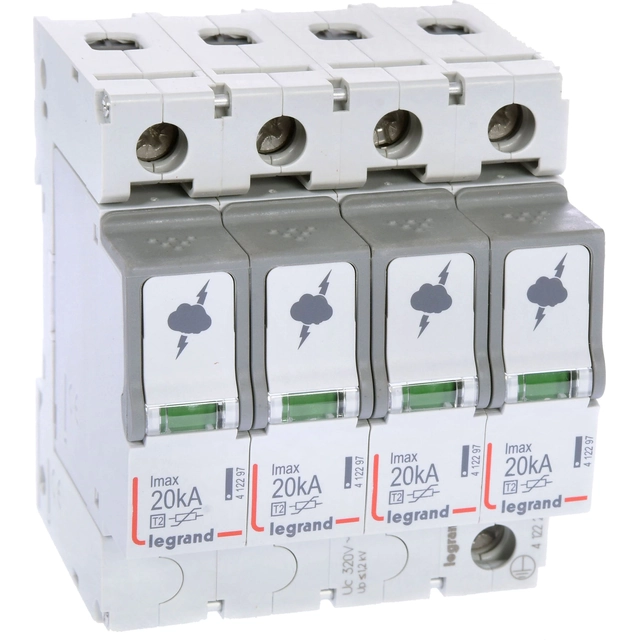 Legrand zvodič prepätia ON300 C 4P 20kA 1,2kV 412223