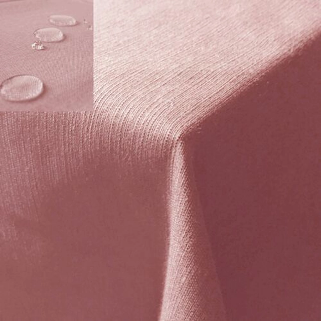 Leinenlook Jemidi ubrus, 130 x 300 cm, růžový, Polyester, 55262.10.11