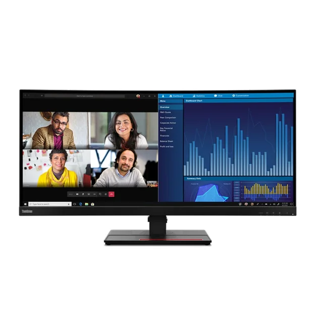 Lenovo ThinkVision P34w-20 34&quot; 60 Hz brede Quad HD-monitor