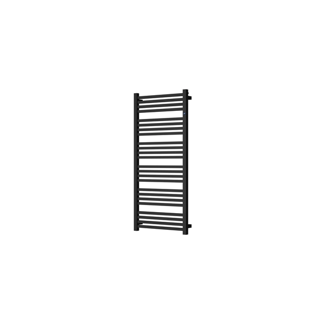 Lestveni radiator STICK 500X1110 530W, spodnji priključek, razmik=470mm, barva: črna mat (c31)