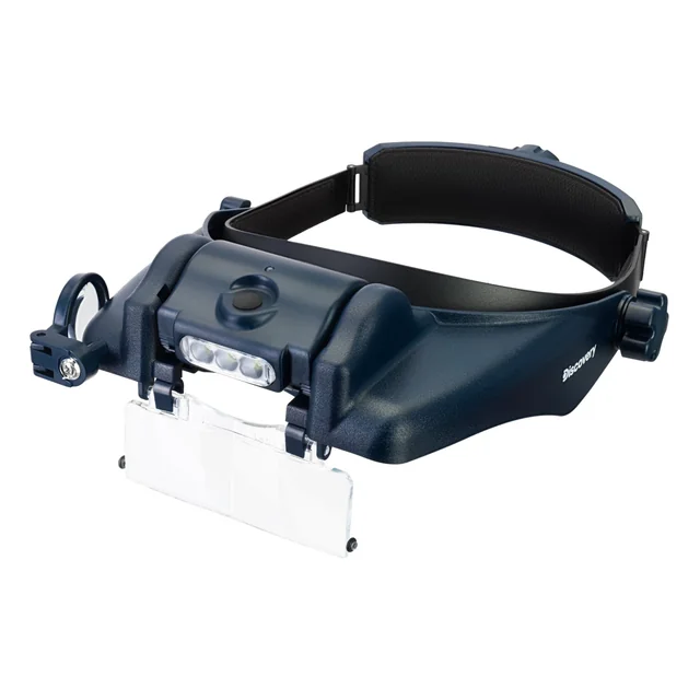 Levenhuk Discovery Crafts DHR 10 head-mounted magnifier with battery