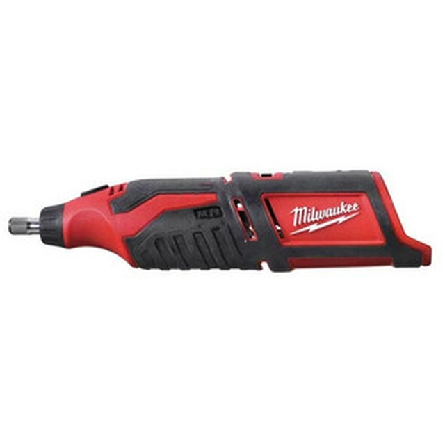 Levigatrice diritta a batteria Milwaukee C12 RT-0 12 V | Spazzola di carbone | Senza batteria e caricabatterie | In una scatola di cartone