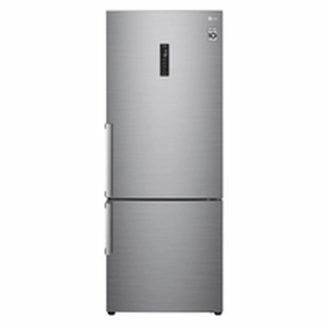 LG combination refrigerator GBB567PZCMB Steel (185 x 70 cm)