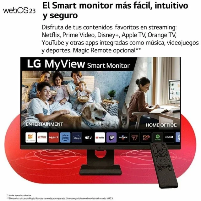 LG Gaming Monitor 27SR50F-B Fuld HD 27&quot; 60 Hz