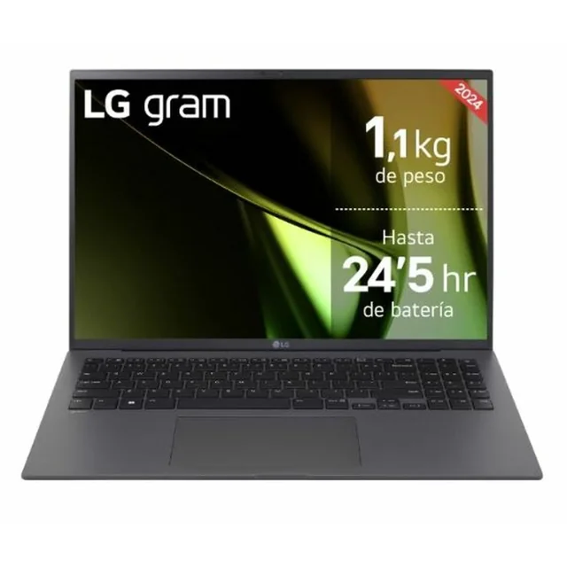 LG kannettava tietokone 16Z90S 16&quot; Intel Core Ultra 7 155H 16 GB RAM 512 GB SSD