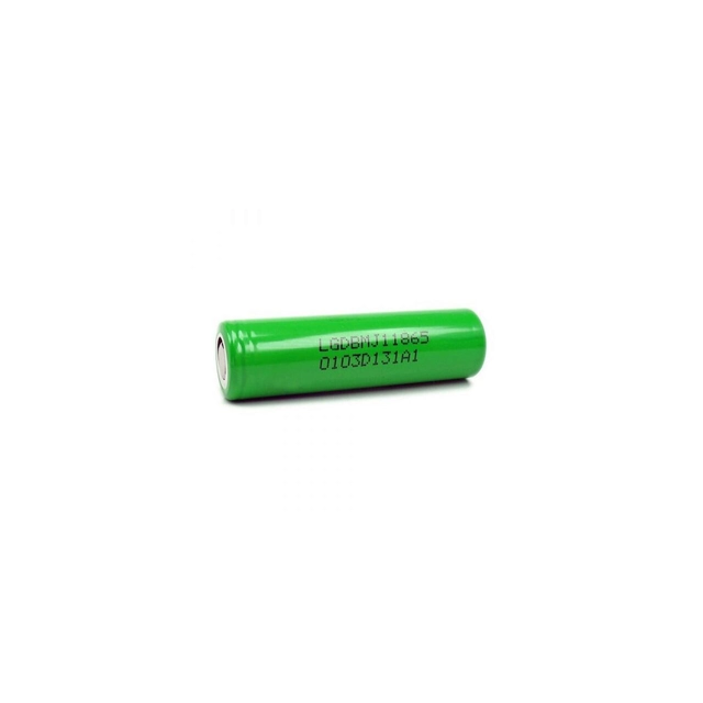 Li-Ion baterija 18650 LG MJ1 premer 18,3mm xh 65,2mm 3,5A LG največja izpraznjenost 10A