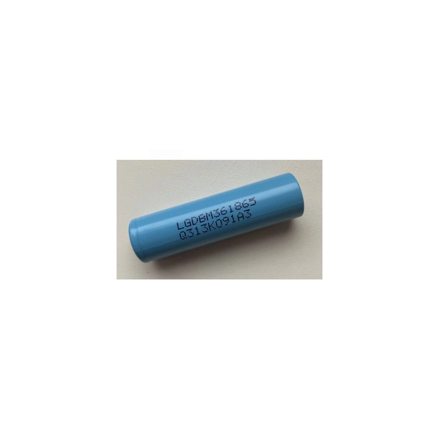 Li-Ion battery 18650 LG M36 diameter 18,3mm xh 65,2mm 3,45A LG maximum discharge 5A Lblue