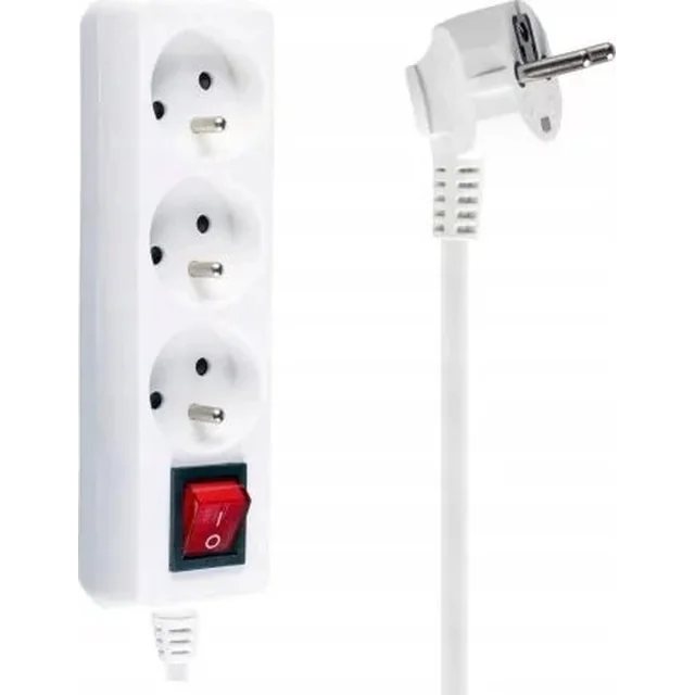 Libox power strip 3 sockets 5 m white (LB0081-5)