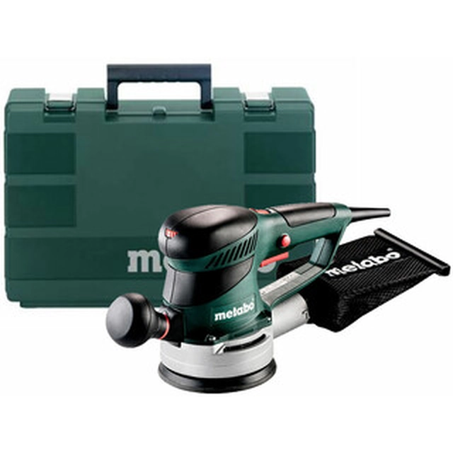 Lijadora excéntrica eléctrica SXE 425 TurboTec de Metabo 230 V | 320 W | 125 mm | 4200 a 11000 RPM | en una maleta