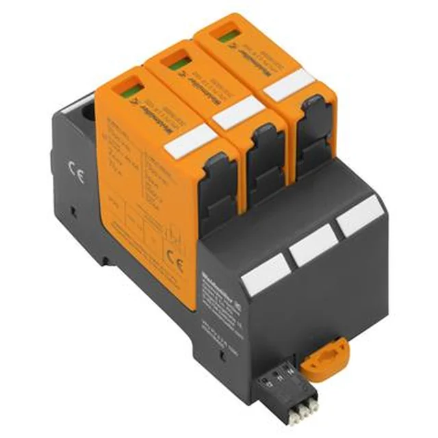 LIMITADOR DE SOBRETENSÃO CC 1100V T2 C 3P 3M 20/40KA 3.8KV