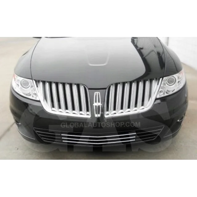 Lincoln MKS - Chrome Strips Grill Chrome Dummy Bumper Tuning