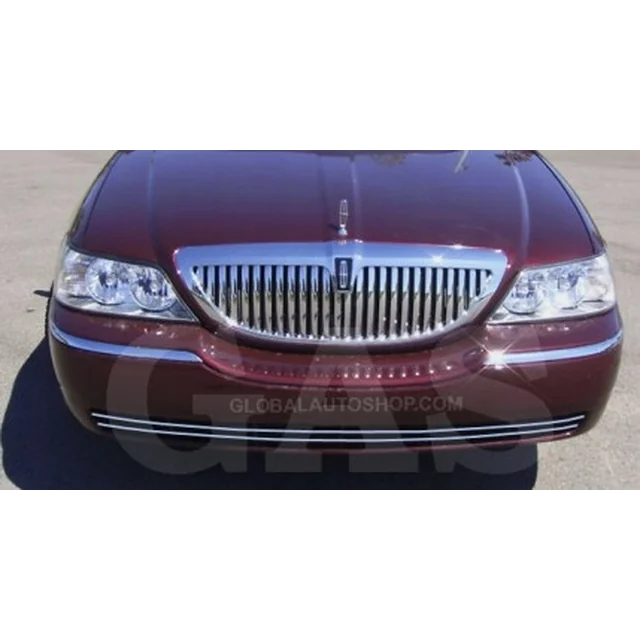 Lincoln Town Car — Chrome Strips Grill Chrome Dummy Bufer Tuning