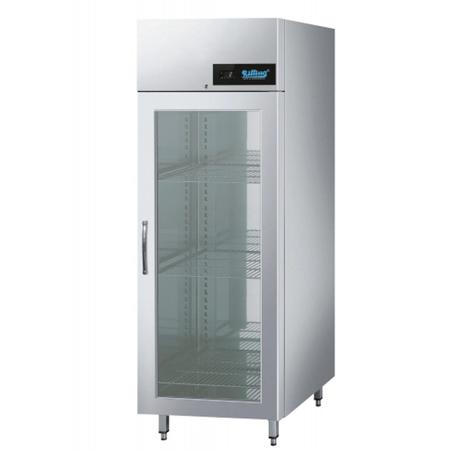 Línea de armarios frigoríficos 690 con puerta de cristal, con iluminación LED