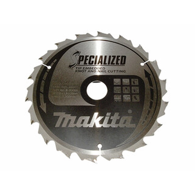 List krožne žage Makita 210 x 30 mm | število zob: 18 db | širina reza: 1,9 mm