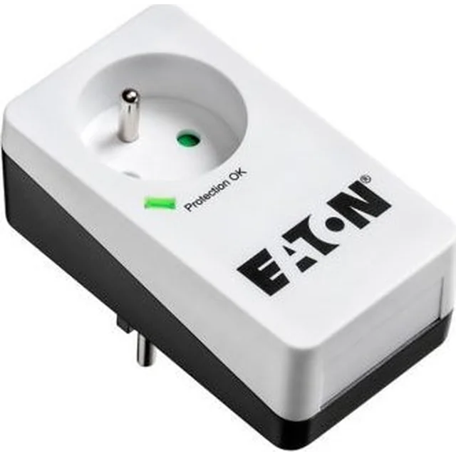 Listwa zasilająca Eaton Protection Box przeciwprzepięciowa 1 gniazdo biała (PB1F)