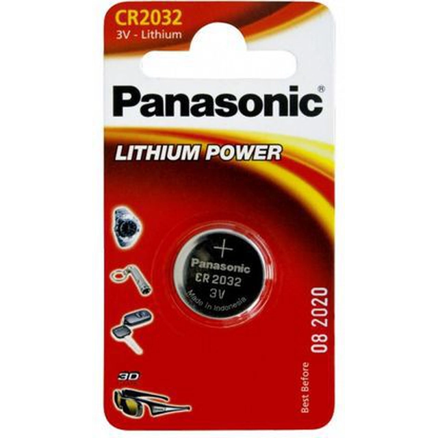 Lithiová napájecí baterie Panasonic CR2032 165mAh 120 ks.