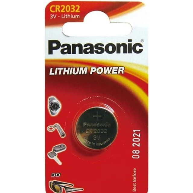 Lítiová napájacia batéria Panasonic CR2032 220mAh 1 ks.