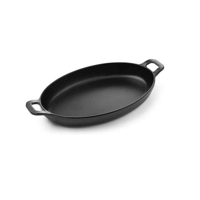 Little Chef mini black saucepan - oval
