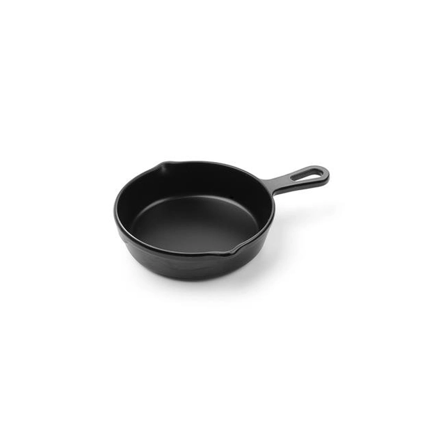 Little Chef mini black saucepan - round