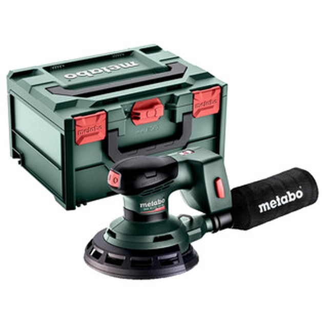 Lixadeira excêntrica sem fio Metabo SXA 18 18 V | Carbono sem escova | Sem bateria e carregador | em metaBOX