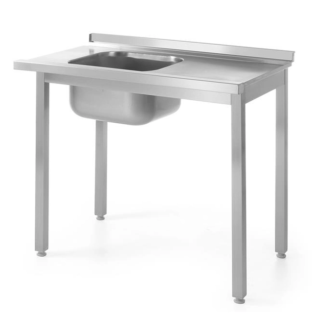 Loading table for dishwashers with a sink - screwed 811924