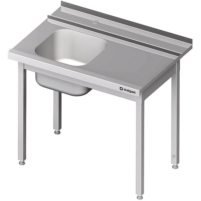 Loading table (L) 1-compartment | without dishwasher shelf STALGAST | 900x750x880 mm | welded