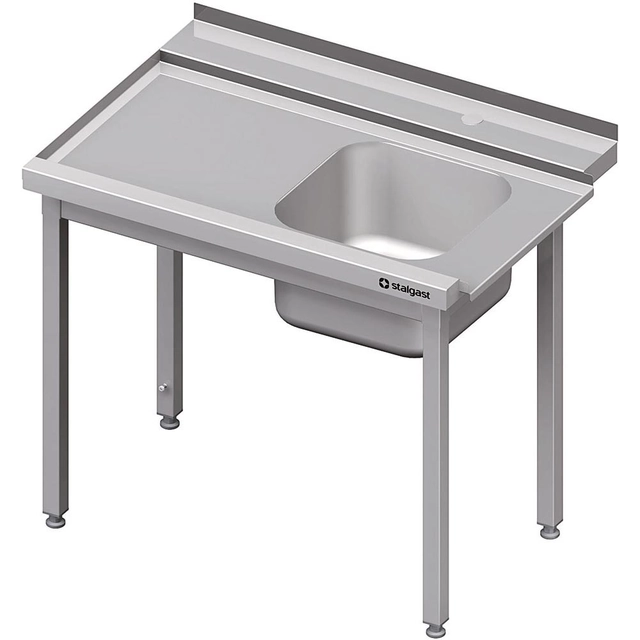 Loading table (L) 1-kom. without shelf for SILANOS dishwasher 1100x755x880 mm screwed