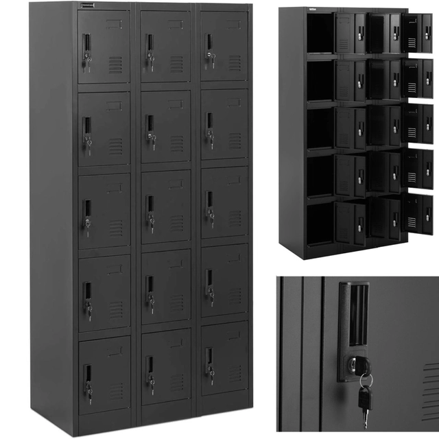 Lockable social metal safe deposit locker -15 secrets