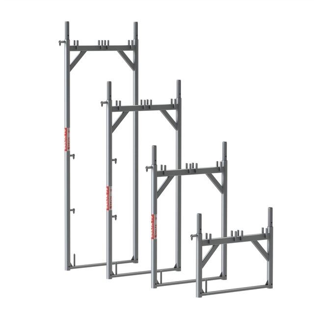 Lodrette aluminiumsrammer