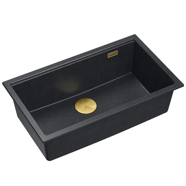 Logan granite sink 110 Black Metallic