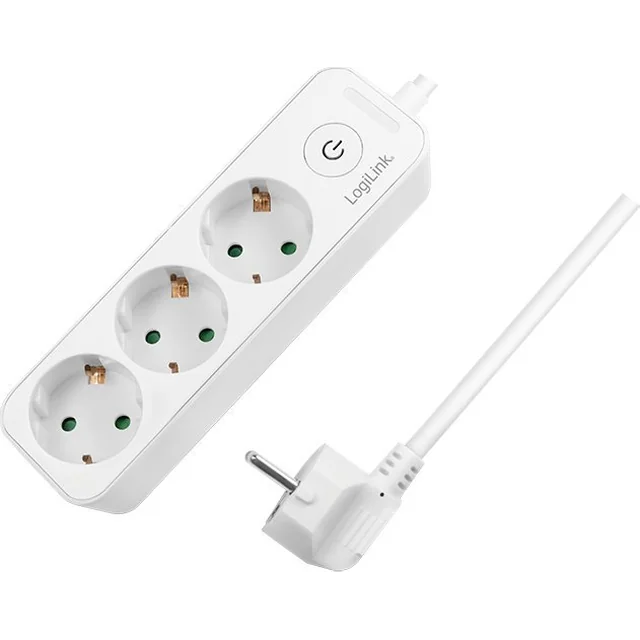 LogiLink LogiLink power strip 3 sockets 1.5m white