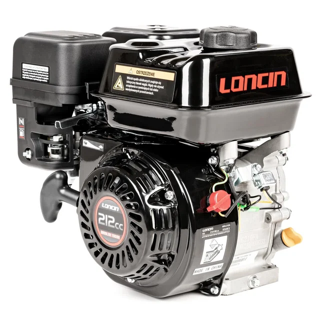 Loncin-moottori G210FA-A vaaka-akseli 20 mm / 52 mm G210FA-A