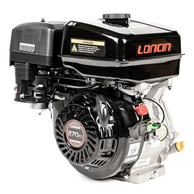 Loncin-moottori G270F-G vaakasuora akselikartio 22,2 mm / 106 mm G270F-G