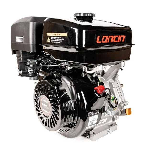 Loncin-moottori G390F-L vaaka-akseli 22,2 mm / 105 mm kartio G390F-L