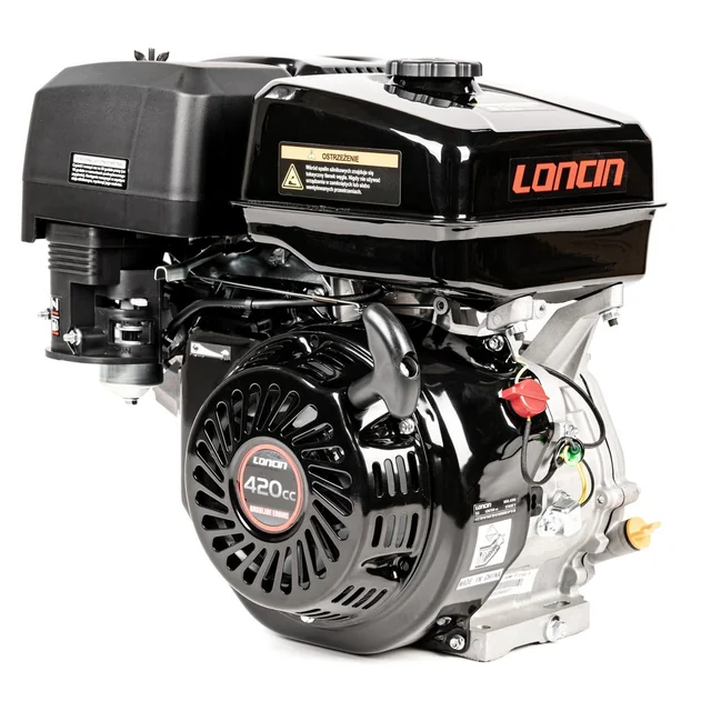 Loncin-motor G420F-L horisontell axelkon 22,2 mm / 110 mm G420F-L