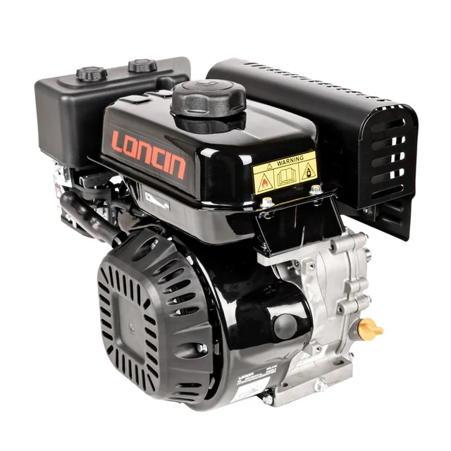 Loncin-motor LC170F-R horisontell axel 19,05 mm / 62 mm LC170F-R