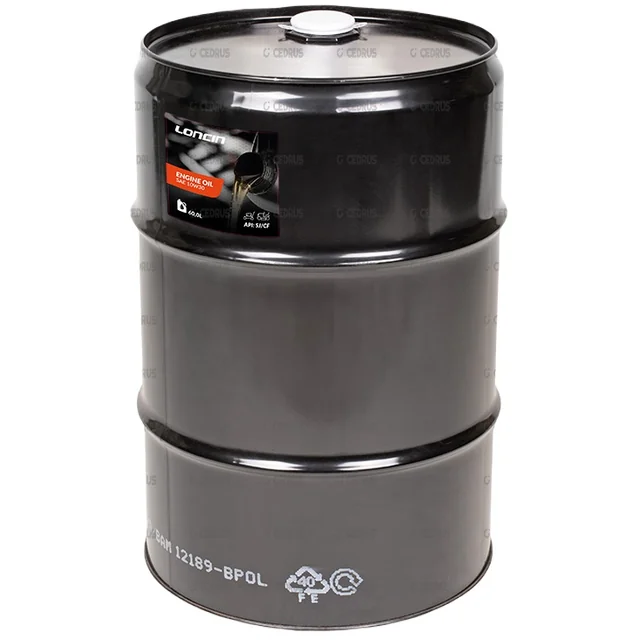 LONCIN МОТОРНА МАСЛА 10W-30 BARREL 60L ДЛЯ ДВИГУНІВ КОСАРОК, ТРАКТОРІВ, КОРІНЦІВНИКІВ, ПІДМІТАЛЬНИХ МАШИН NAC, OLEO-MAC, STIHL, B&S Briggs, HONDA, SUBARU та ін. для чотиритактних двигунів LO50005 - EWIMAX -