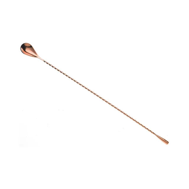 Long bar spoon copper 400 mm