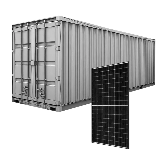 Longi 410W HIBD fotovoltaïsche module met zwart frame CONTAINERAANBIEDING