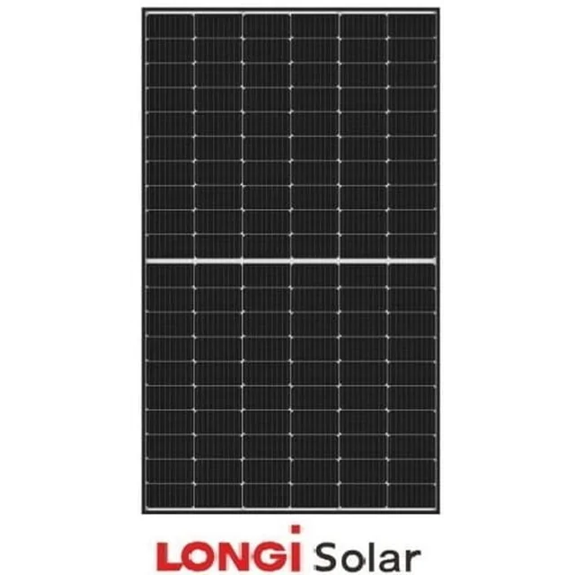 LONGI LR4-60HIH μονοκρυσταλλική μονάδα 370Wp - Half-Cut - μαύρο πλαίσιο