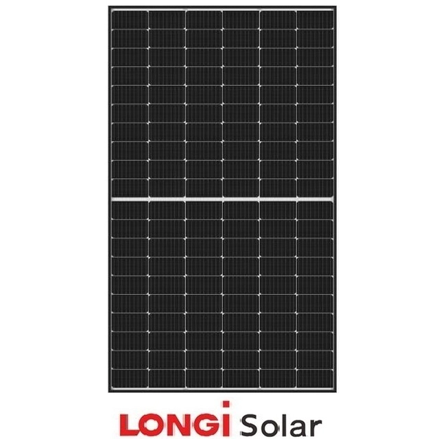 LONGI LR5-54HIH 9BB Half Cut MONO 410W Must raam